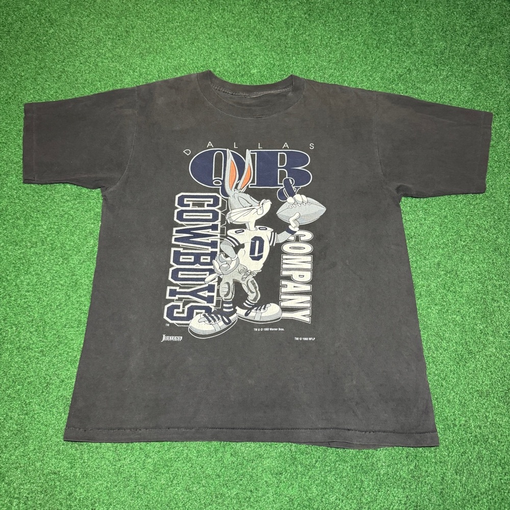 1993 90s Dallas Cowboys Bugs Bunny vintage T-shirt rare football space jam large